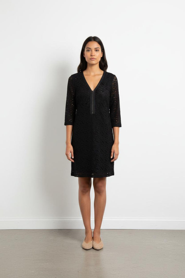 Robe noire en dentelle - Taille S/36