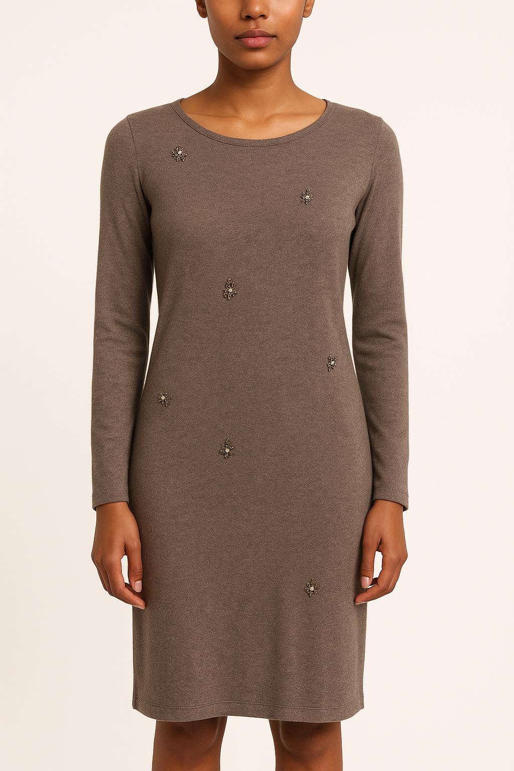 Robe Pull Grise - Taille M/38 de la marque Caroll | PARAD34440 - Vendu par Paradigme - Image 1
