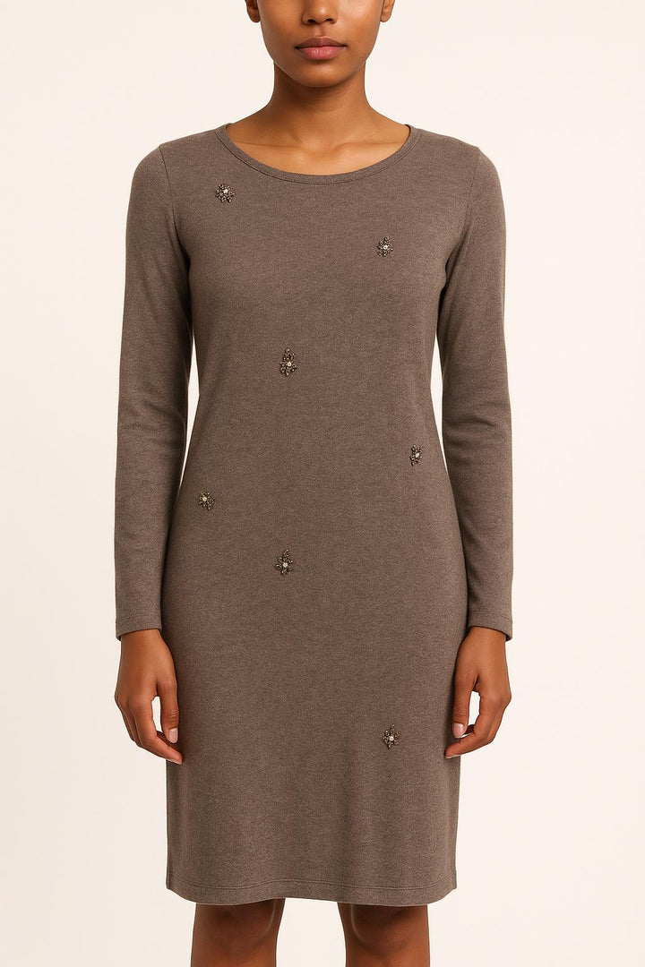 Robe Pull Grise - Taille M/38 de la marque Caroll | PARAD34440 - Vendu par Paradigme - Image 1