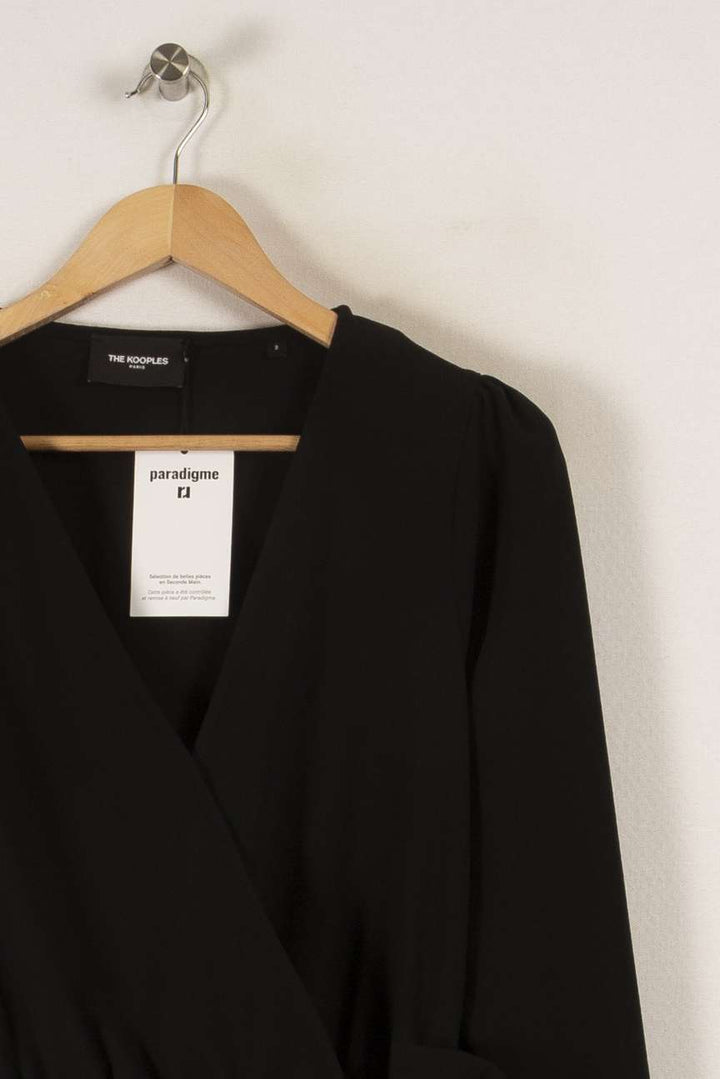 Robe noire avec nœud - Taille M/38 de la marque The Kooples | PARAD34442 - Vendu par Paradigme - Image 2