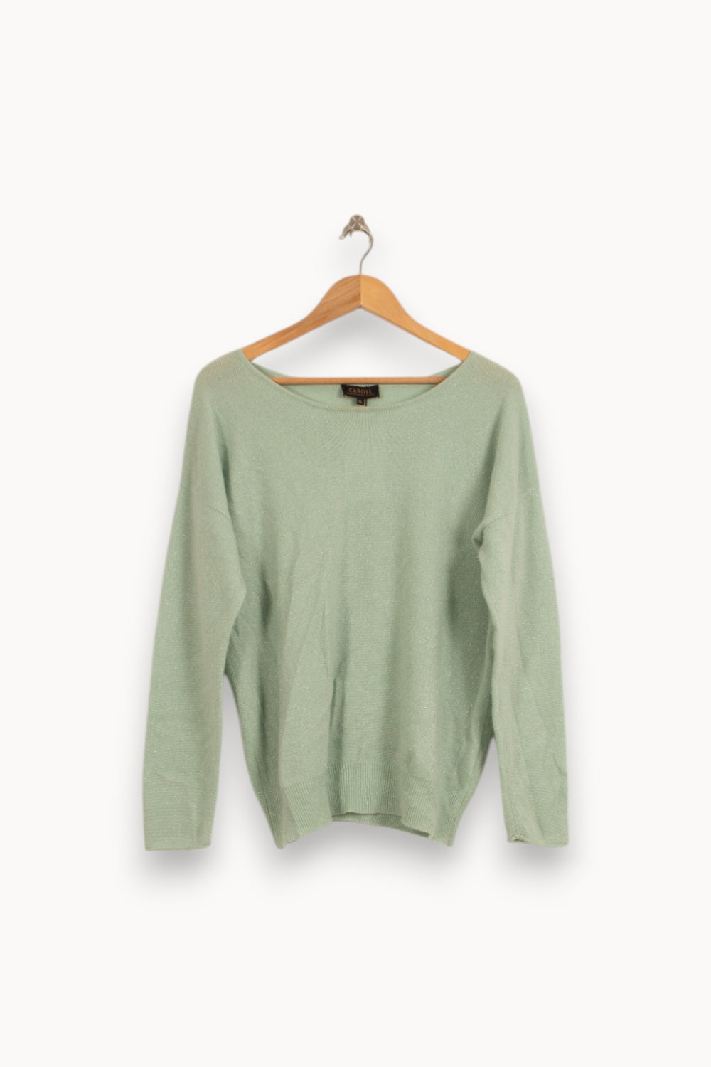 Pull Vert - Taille XL/42 de la marque Caroll | PARAD34444 - Vendu par Paradigme - Image 2