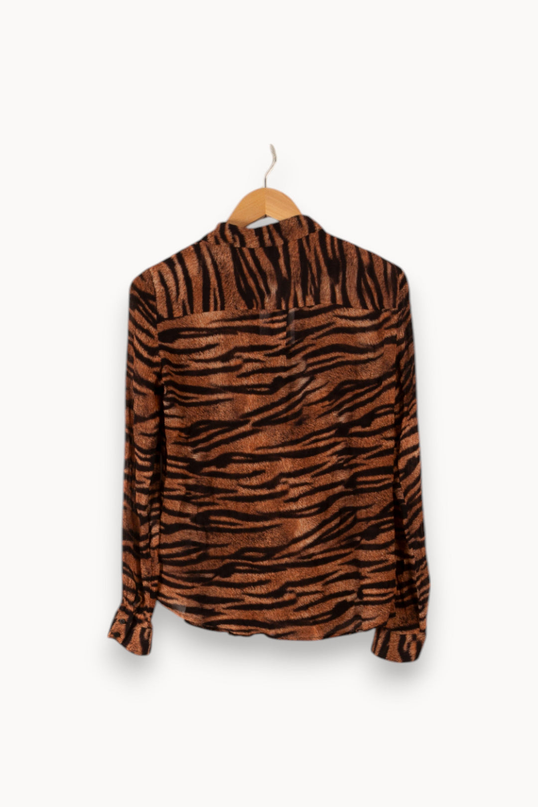 Chemise marron et noire - Taille L/40 de la marque ZAPA | PARAD34445 - Vendu par Paradigme - Image 3