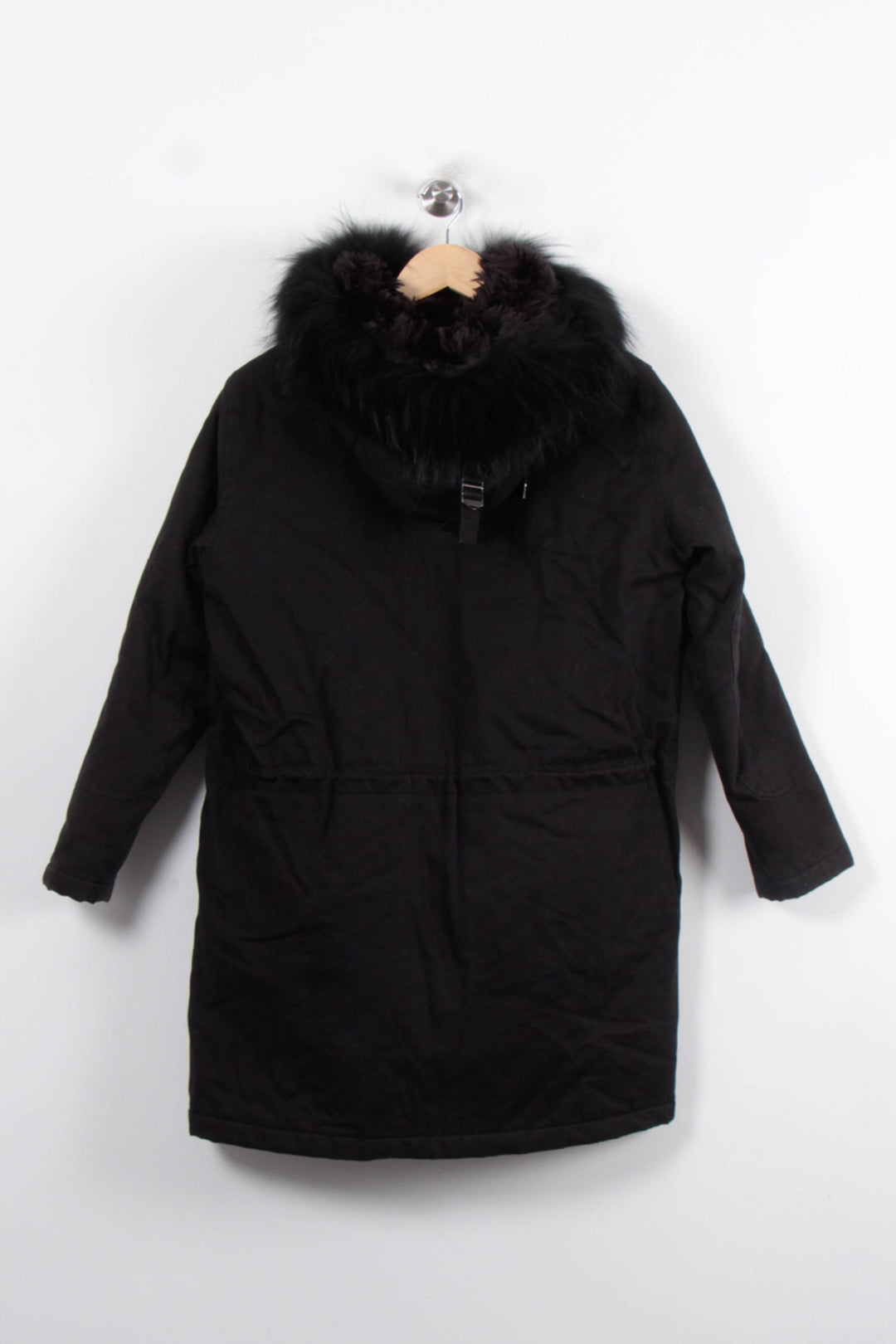 Parka Noir - Taille XS/34 de la marque The Kooples | PARAD34449 - Vendu par Paradigme - Image 4