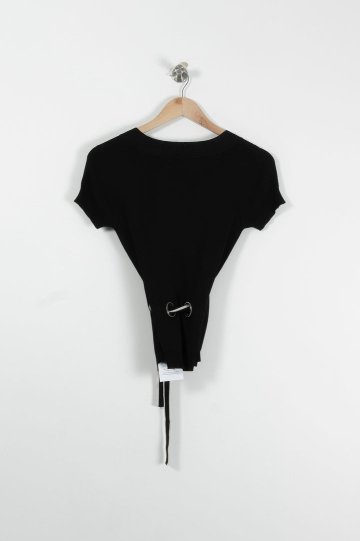 Pull Noir - Taille S/36 de la marque Caroll | PARAD34454 - Vendu par Paradigme - Image 4