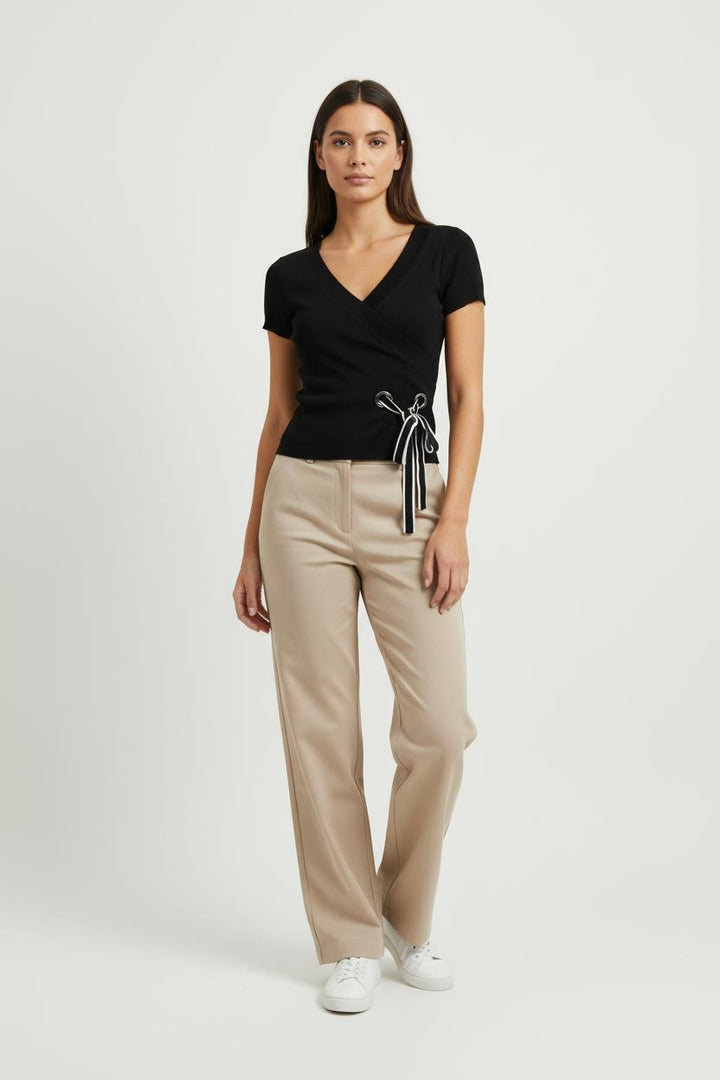 Pull Noir - Taille S/36 de la marque Caroll | PARAD34454 - Vendu par Paradigme - Image 1