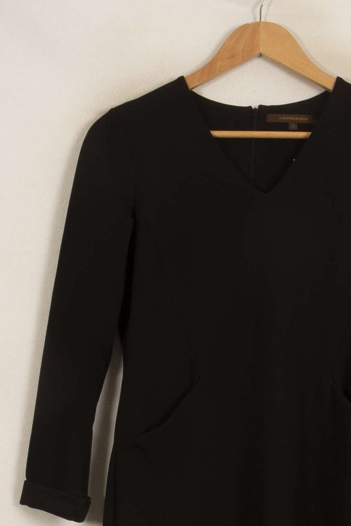 Robe Noire - Taille S/36 de la marque La Fée Maraboutée | PARAD34461 - Vendu par Paradigme - Image 3