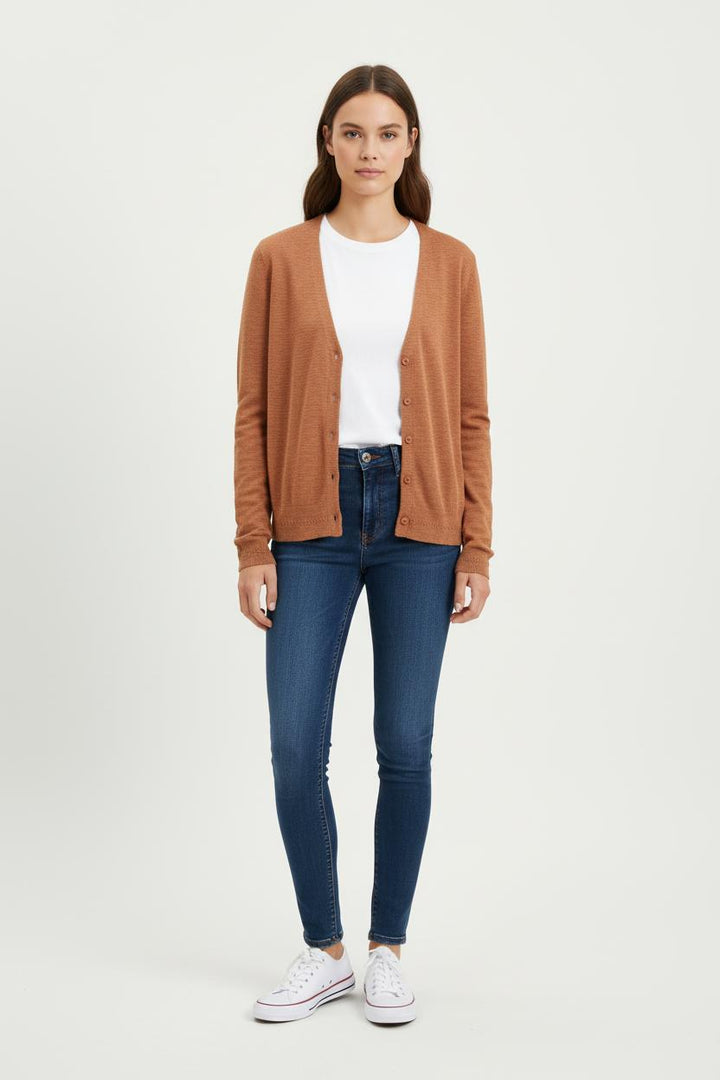 Cardigan Marron - Taille M/38 de la marque Caroll | PARAD34467 - Vendu par Paradigme - Image 1