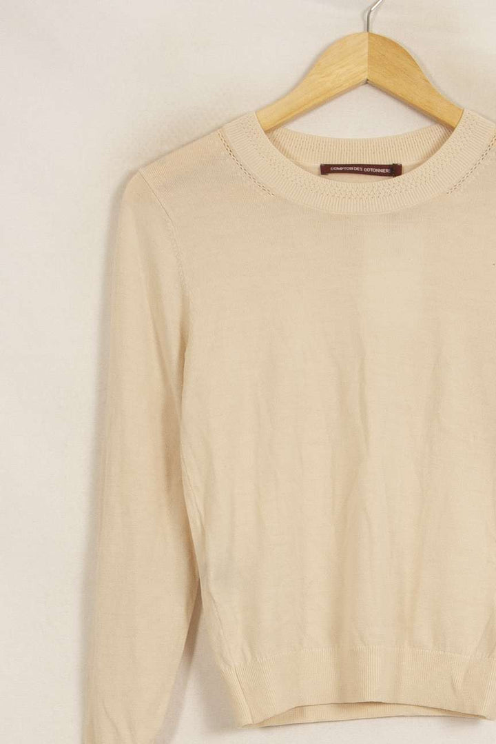 Pull Beige - Taille XS/34 de la marque Comptoir des Cotonniers | PARAD34515 - Vendu par Paradigme - Image 3