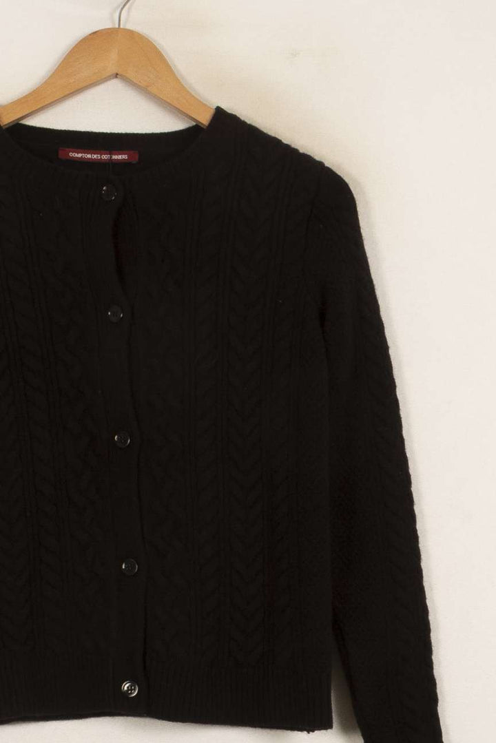 Cardigan Noir - Taille XS/34 de la marque Comptoir des Cotonniers | PARAD34516 - Vendu par Paradigme - Image 3