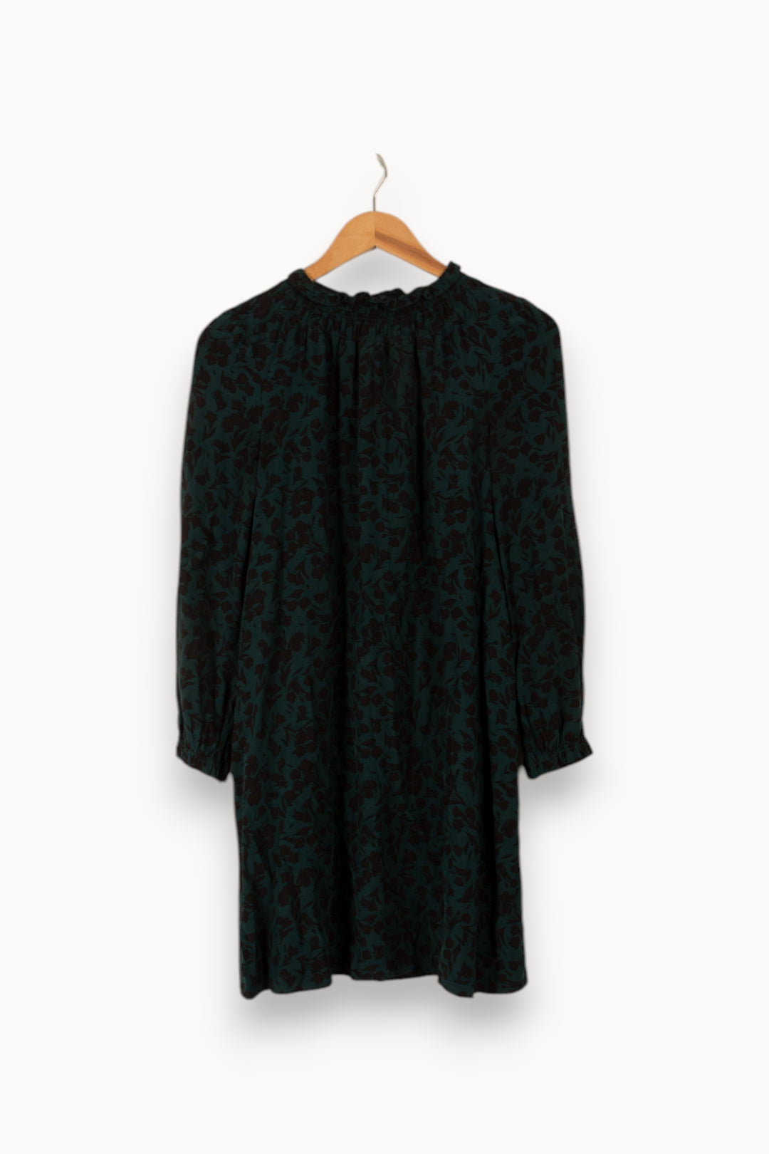 Robe verte foncée à motifs - Taille XS/34 de la marque Comptoir des Cotonniers | PARAD34523 - Vendu par Paradigme - Image 1