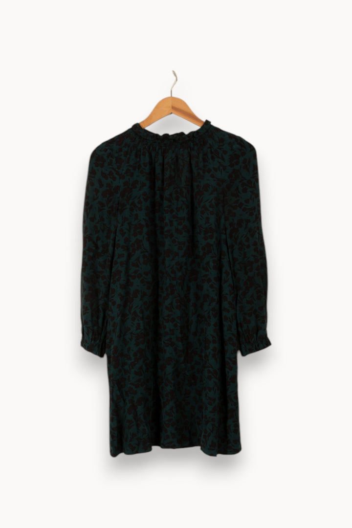 Robe verte foncée à motifs - Taille XS/34 de la marque Comptoir des Cotonniers | PARAD34523 - Vendu par Paradigme - Image 1