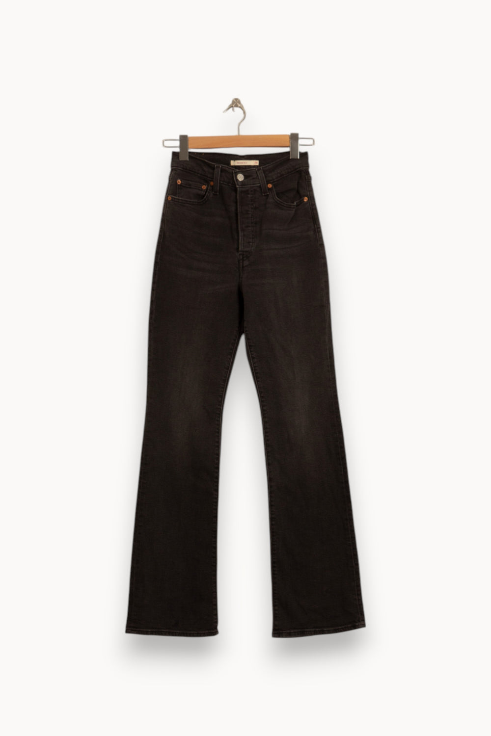 Jean Bootcut Gris - Taille M/38 de la marque Levi's | PARAD34528 - Vendu par Paradigme - Image 2