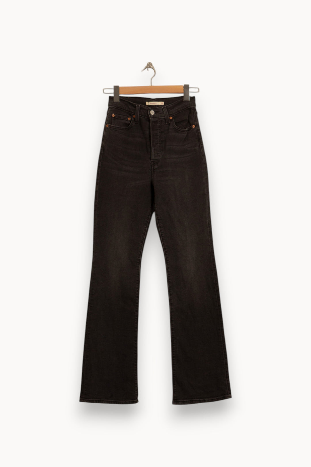Jean Bootcut Gris - Taille M/38 de la marque Levi's | PARAD34528 - Vendu par Paradigme - Image 2