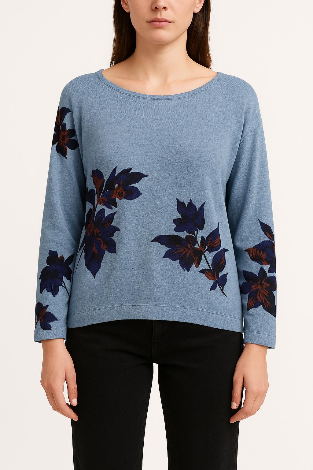 Pull Bleu et Noir - Taille L/40 de la marque One Step | PARAD34538 - Vendu par Paradigme - Image 1
