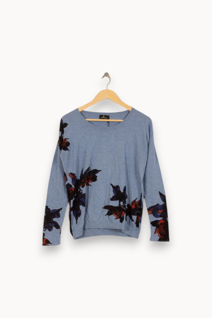 Pull Bleu et Noir - Taille L/40 de la marque One Step | PARAD34538 - Vendu par Paradigme - Image 2