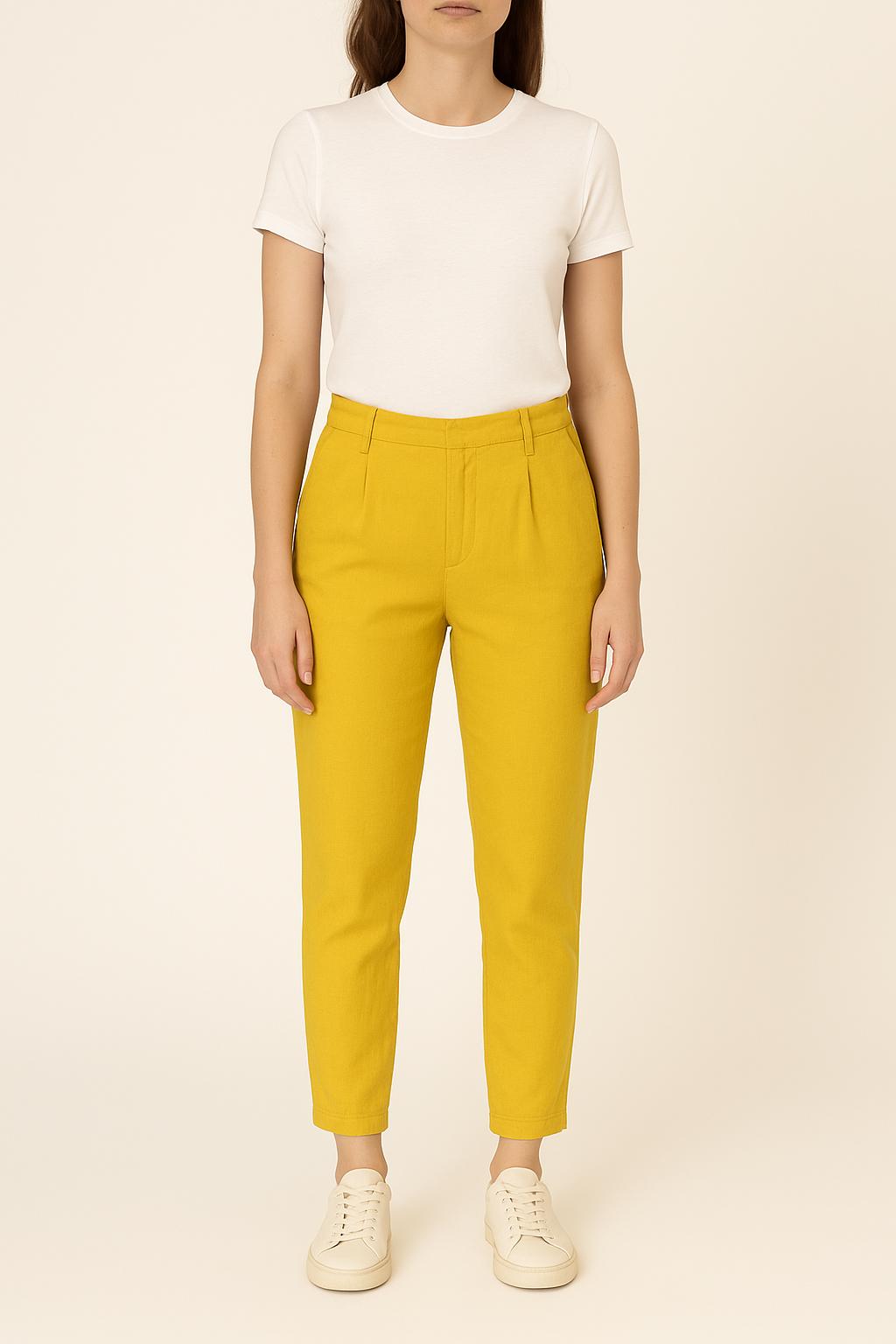 Pantalon Chino Jaune - Taille M/38 de la marque Maison 123 | PARAD34540 - Vendu par Paradigme - Image 1