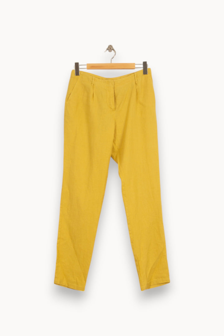 Pantalon Chino Jaune - Taille M/38 de la marque Maison 123 | PARAD34540 - Vendu par Paradigme - Image 2