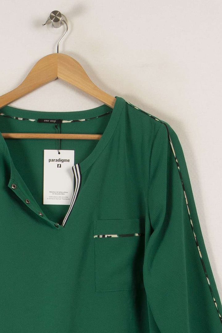 Blouse verte - Taille XL/42 de la marque One Step | PARAD34543 - Vendu par Paradigme - Image 2