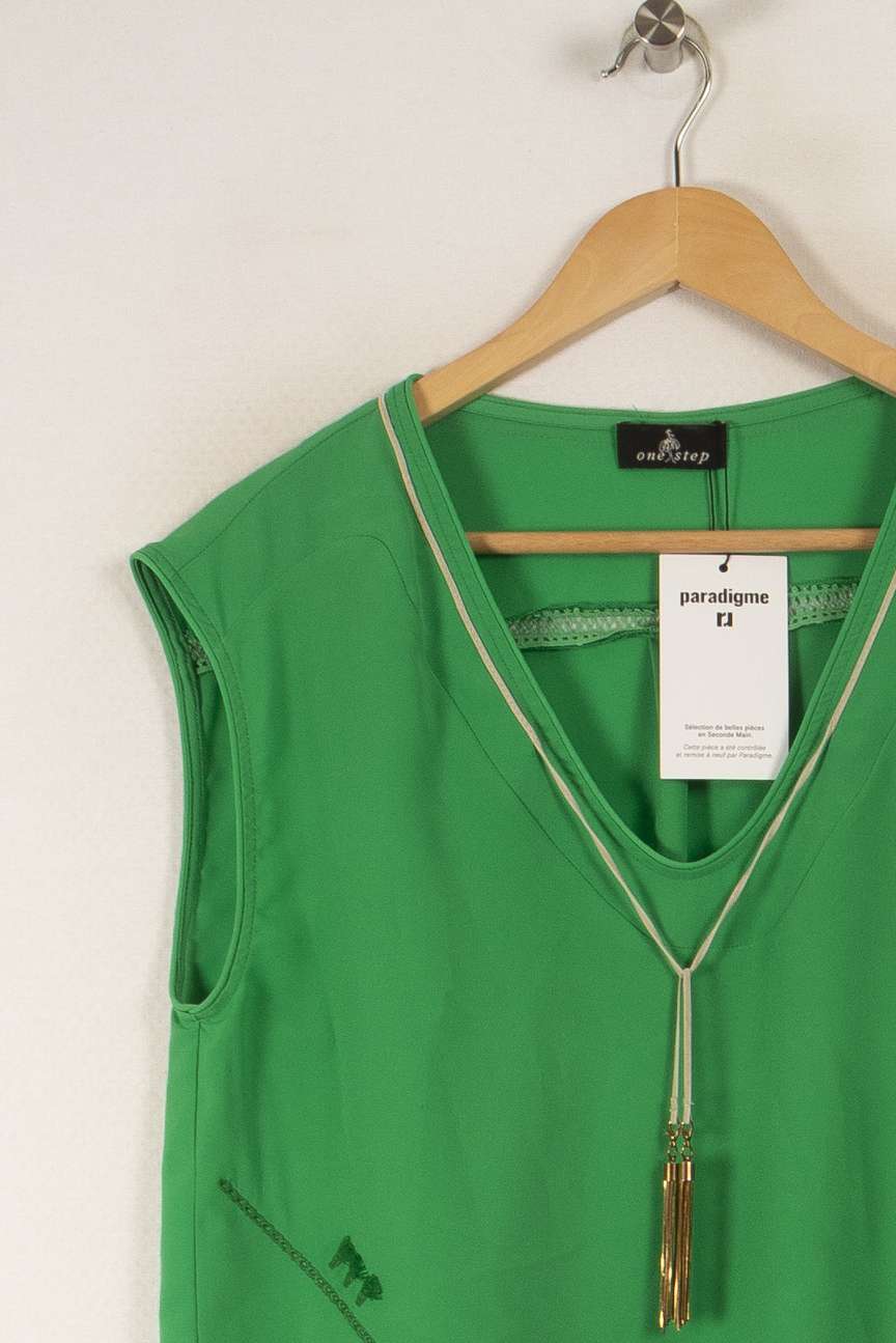 Blouse verte - Taille XL/42 de la marque One Step | PARAD34544 - Vendu par Paradigme - Image 2
