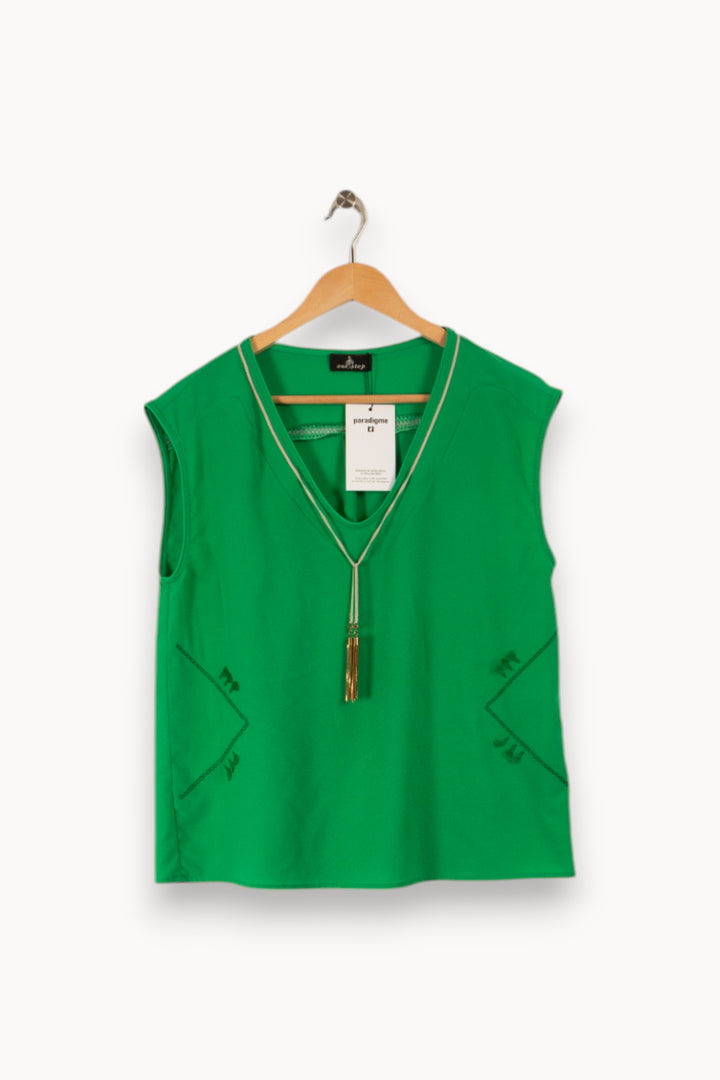 Blouse verte - Taille XL/42 de la marque One Step | PARAD34544 - Vendu par Paradigme - Image 1