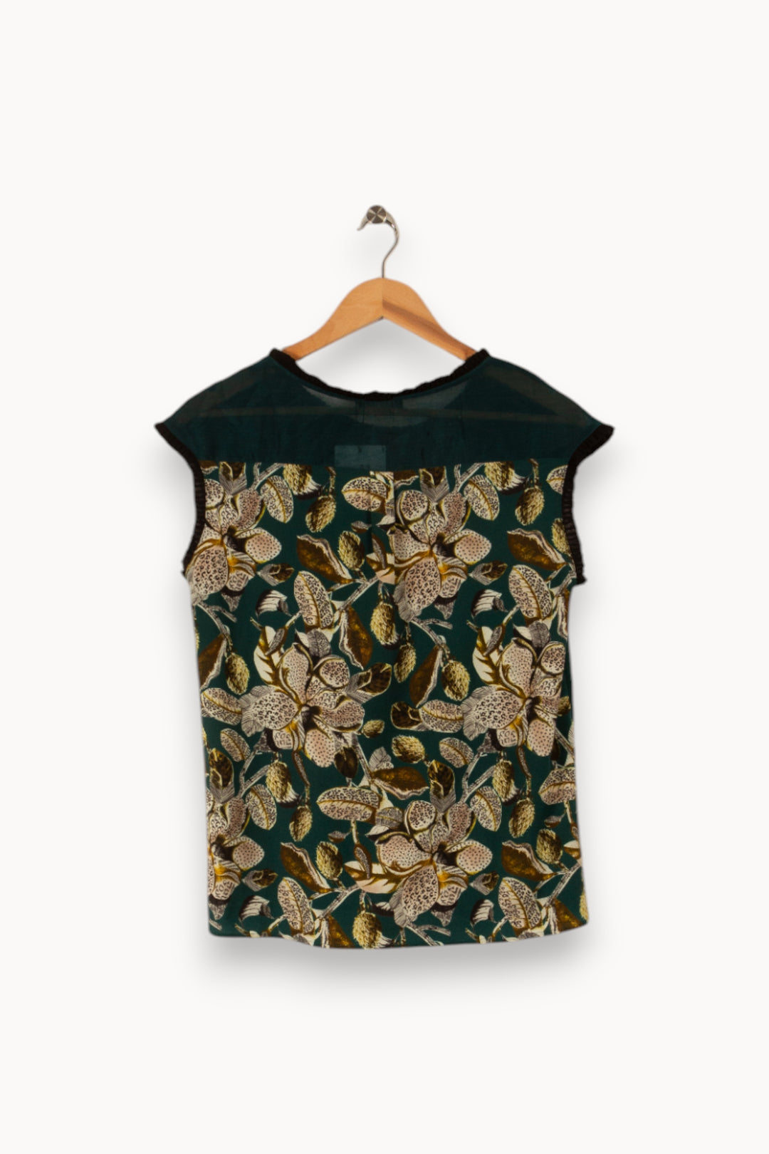 Blouse verte à motifs - Taille L/40 de la marque One Step | PARAD34546 - Vendu par Paradigme - Image 3