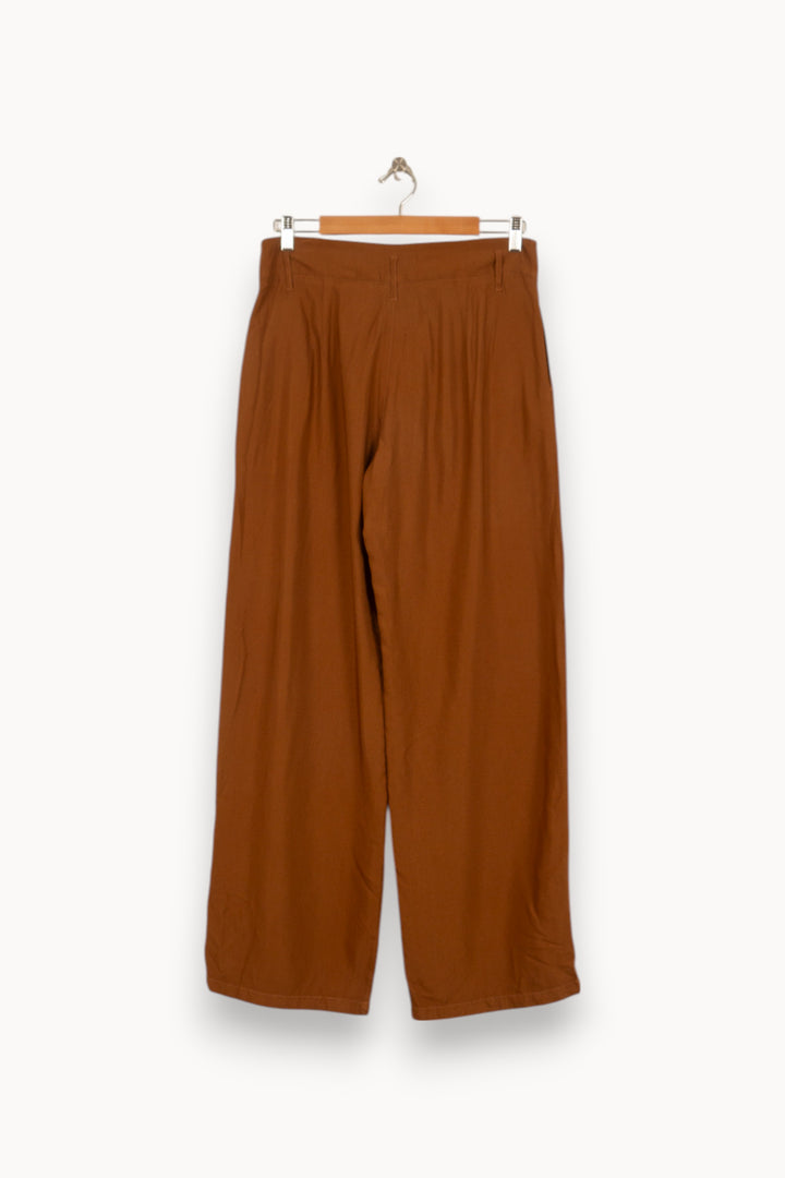 Pantalon Large Marron - Taille L/40 de la marque One Step | PARAD34558 - Vendu par Paradigme - Image 4