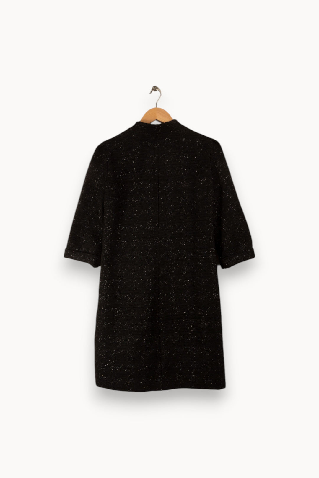 Robe noire brillante - Taille M/38 de la marque Caroll | PARAD34566 - Vendu par Paradigme - Image 3