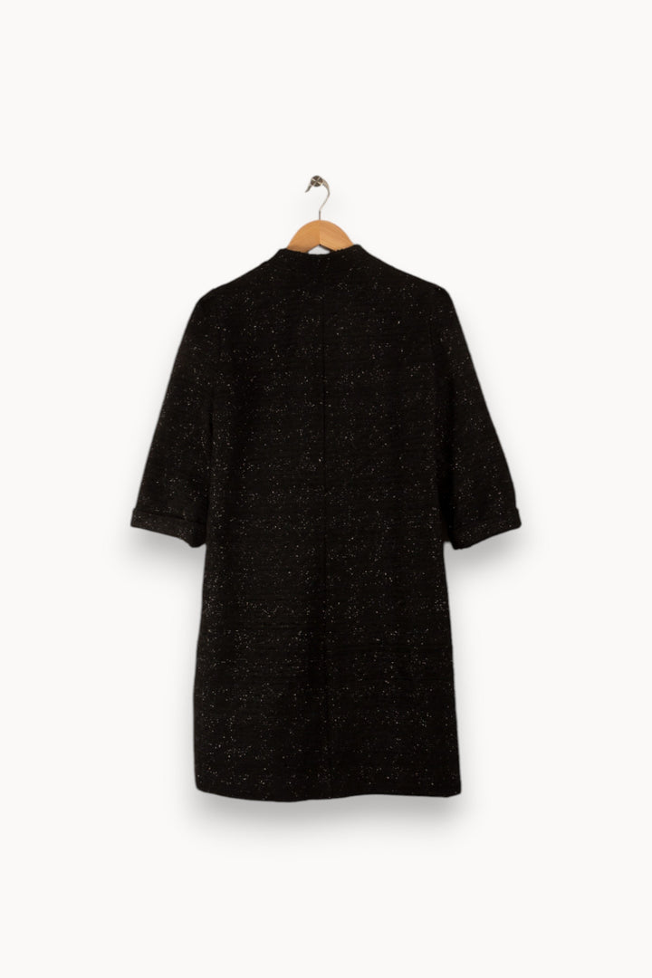 Robe noire brillante - Taille M/38 de la marque Caroll | PARAD34566 - Vendu par Paradigme - Image 3