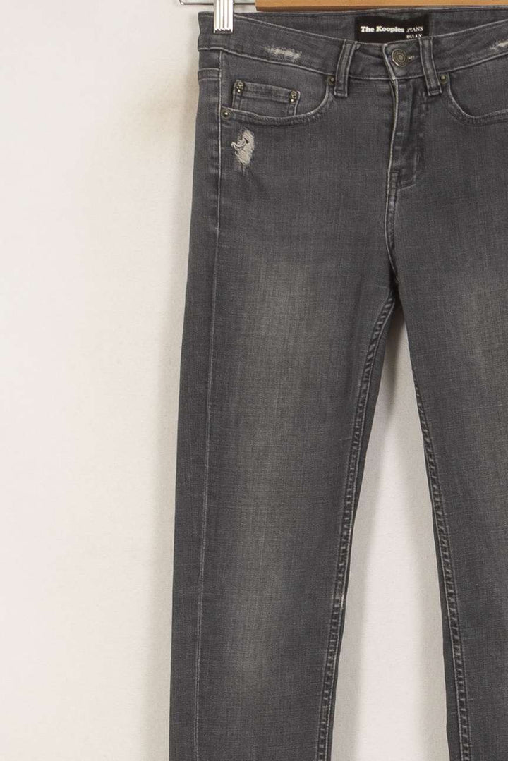 Jean Gris - Taille XS/34 de la marque The Kooples | PARAD34568 - Vendu par Paradigme - Image 3