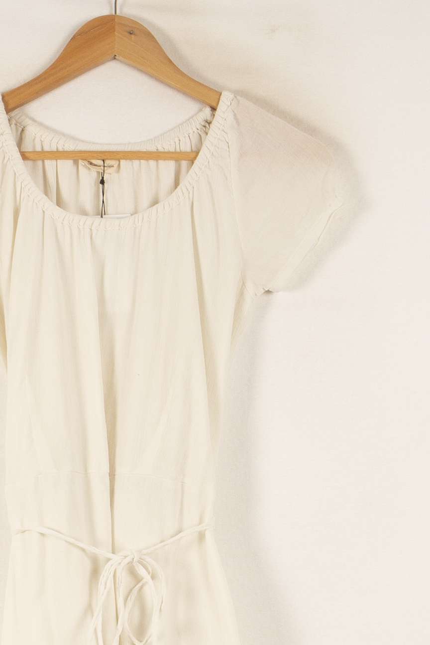 Robe Blanche - Taille S/36 de la marque American Vintage | PARAD34574 - Vendu par Paradigme - Image 3