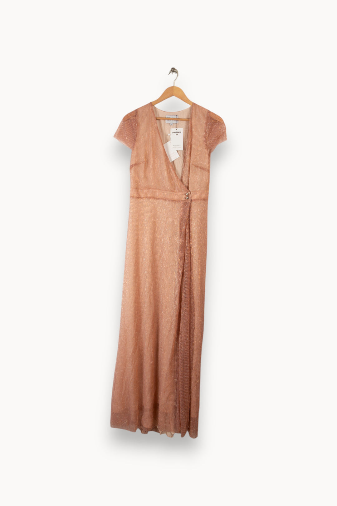 Robe longue rose brillante - Taille M/38 de la marque Maison Lemoine | PARAD34581 - Vendu par Paradigme - Image 1
