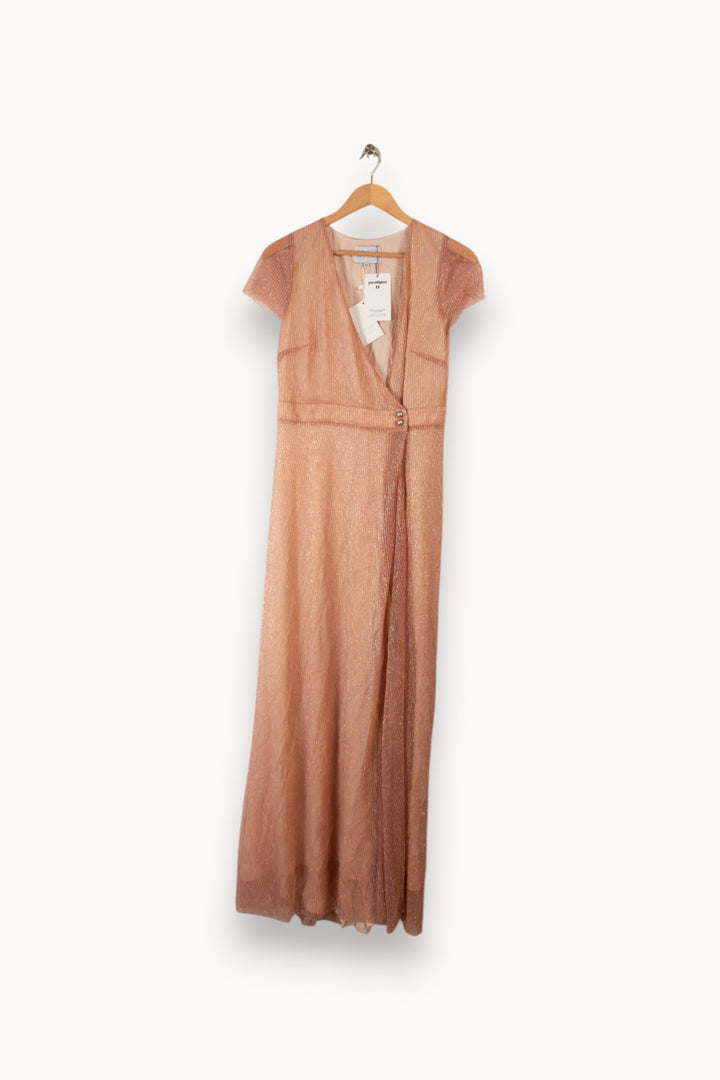 Robe longue rose brillante - Taille M/38 de la marque Maison Lemoine | PARAD34581 - Vendu par Paradigme - Image 1