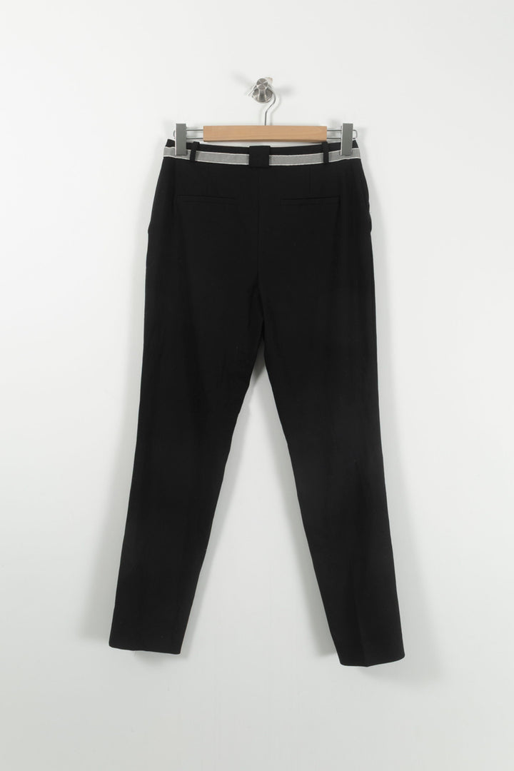 Pantalon Noir - Taille M/38 de la marque Caroll | PARAD34587 - Vendu par Paradigme - Image 4