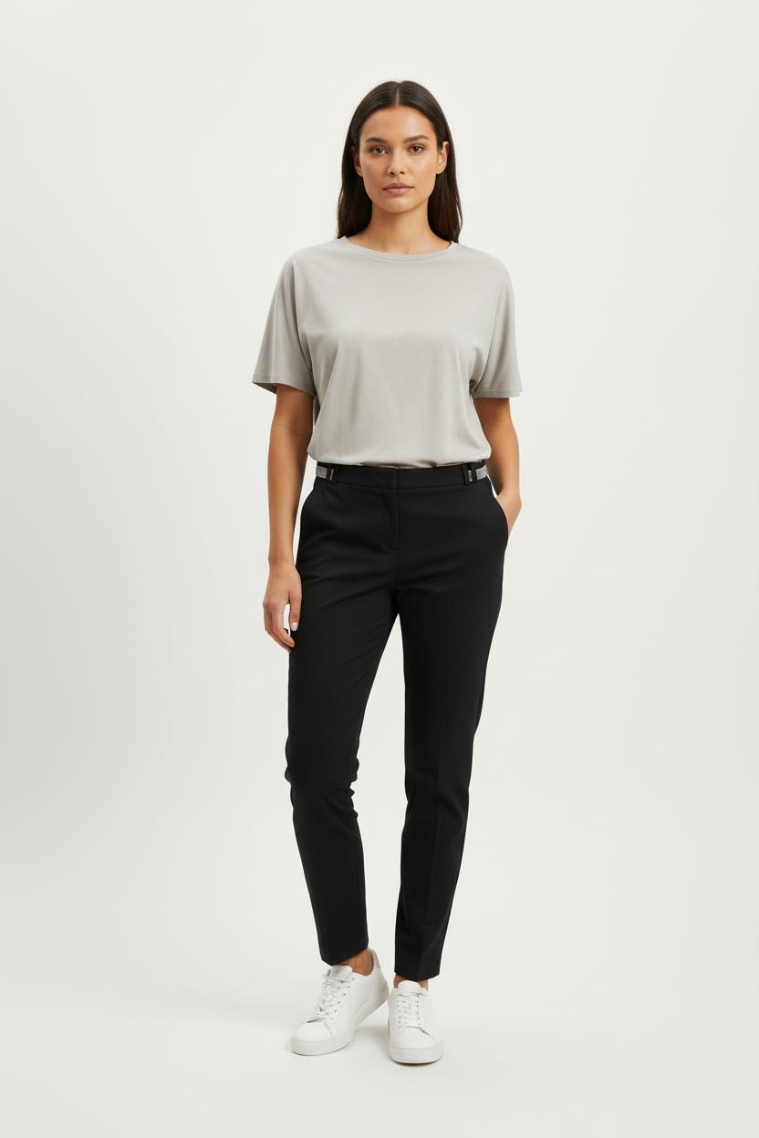 Pantalon Noir - Taille M/38 de la marque Caroll | PARAD34587 - Vendu par Paradigme - Image 1