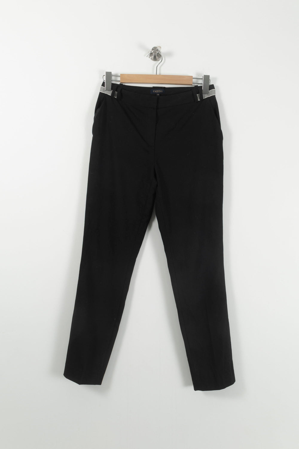 Pantalon Noir - Taille M/38 de la marque Caroll | PARAD34587 - Vendu par Paradigme - Image 2