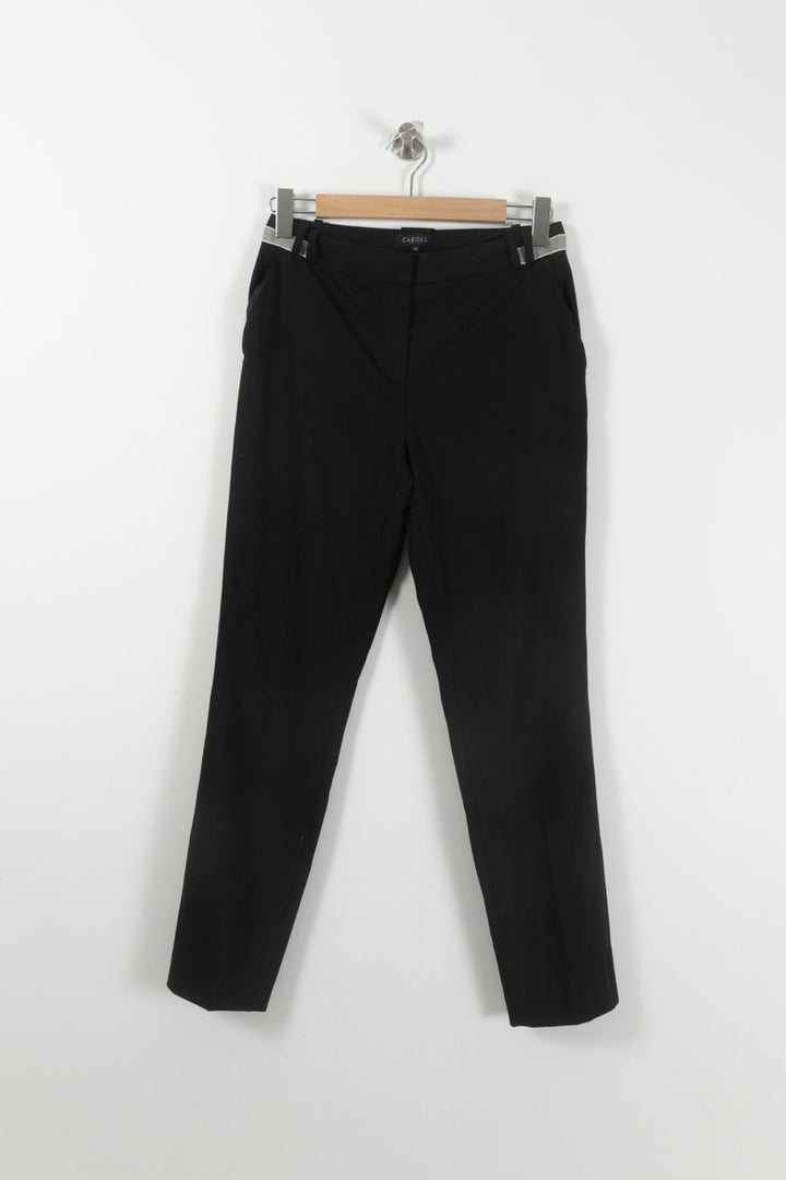 Pantalon Noir - Taille M/38 de la marque Caroll | PARAD34587 - Vendu par Paradigme - Image 2