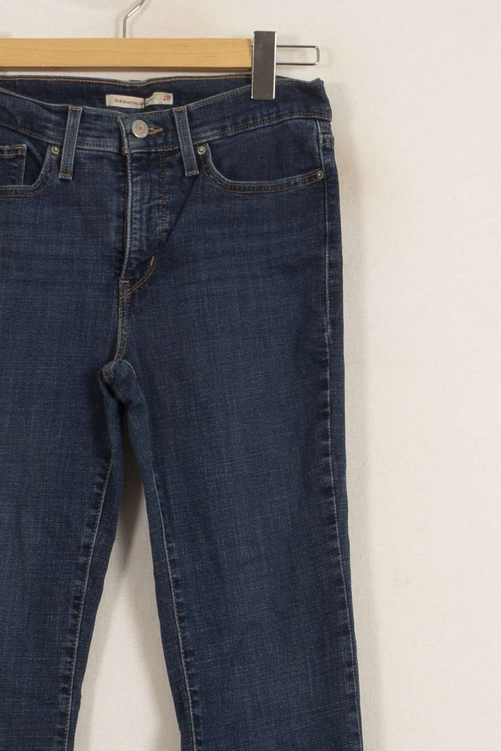 Jean Droit Bleu - Taille M/38 de la marque Levi's | PARAD34588 - Vendu par Paradigme - Image 3