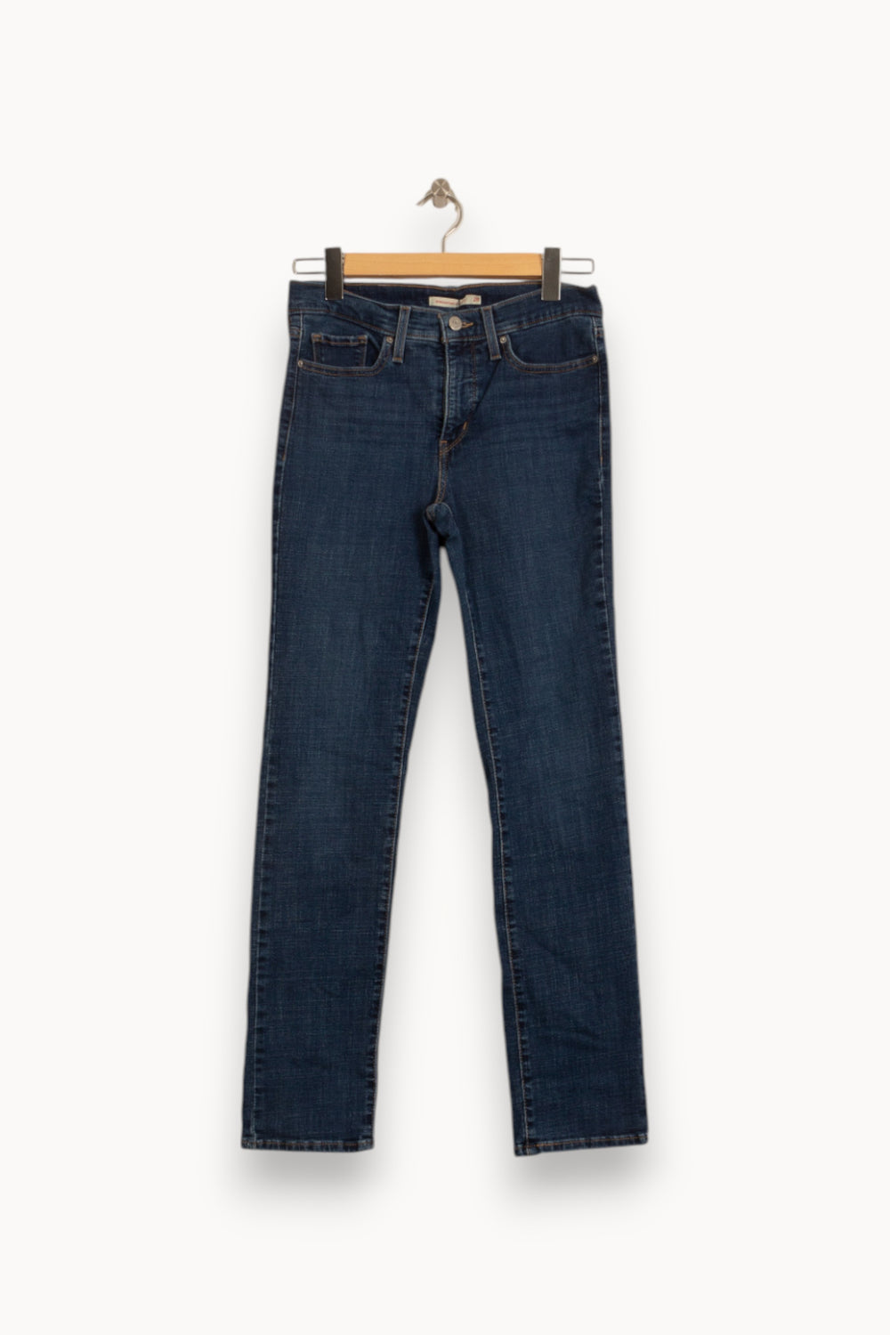 Jean Droit Bleu - Taille M/38 de la marque Levi's | PARAD34588 - Vendu par Paradigme - Image 2