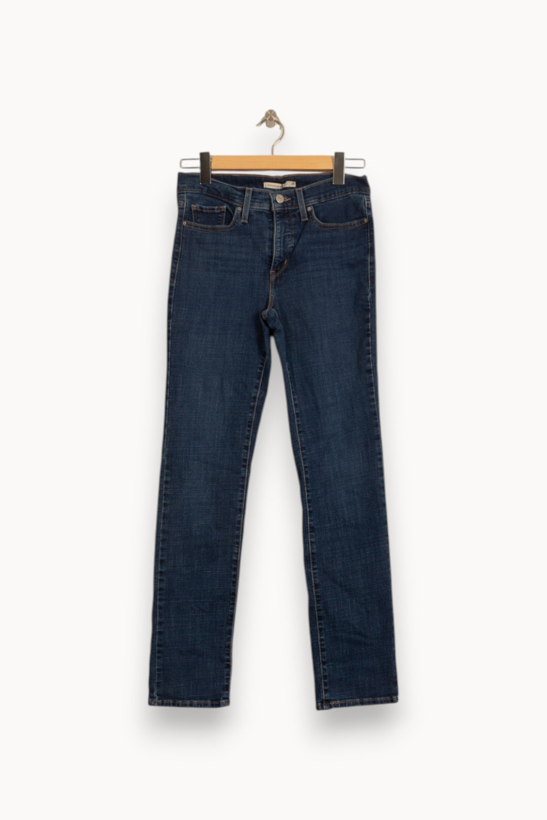 Jean Droit Bleu - Taille M/38 de la marque Levi's | PARAD34588 - Vendu par Paradigme - Image 2