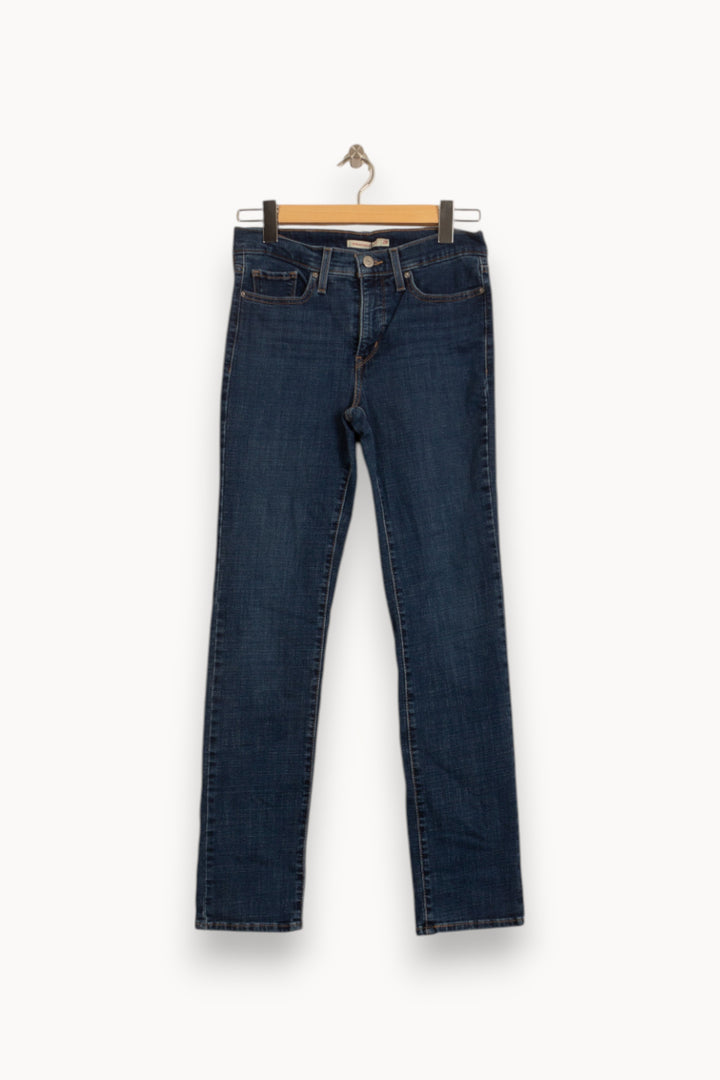 Jean Droit Bleu - Taille M/38 de la marque Levi's | PARAD34588 - Vendu par Paradigme - Image 2