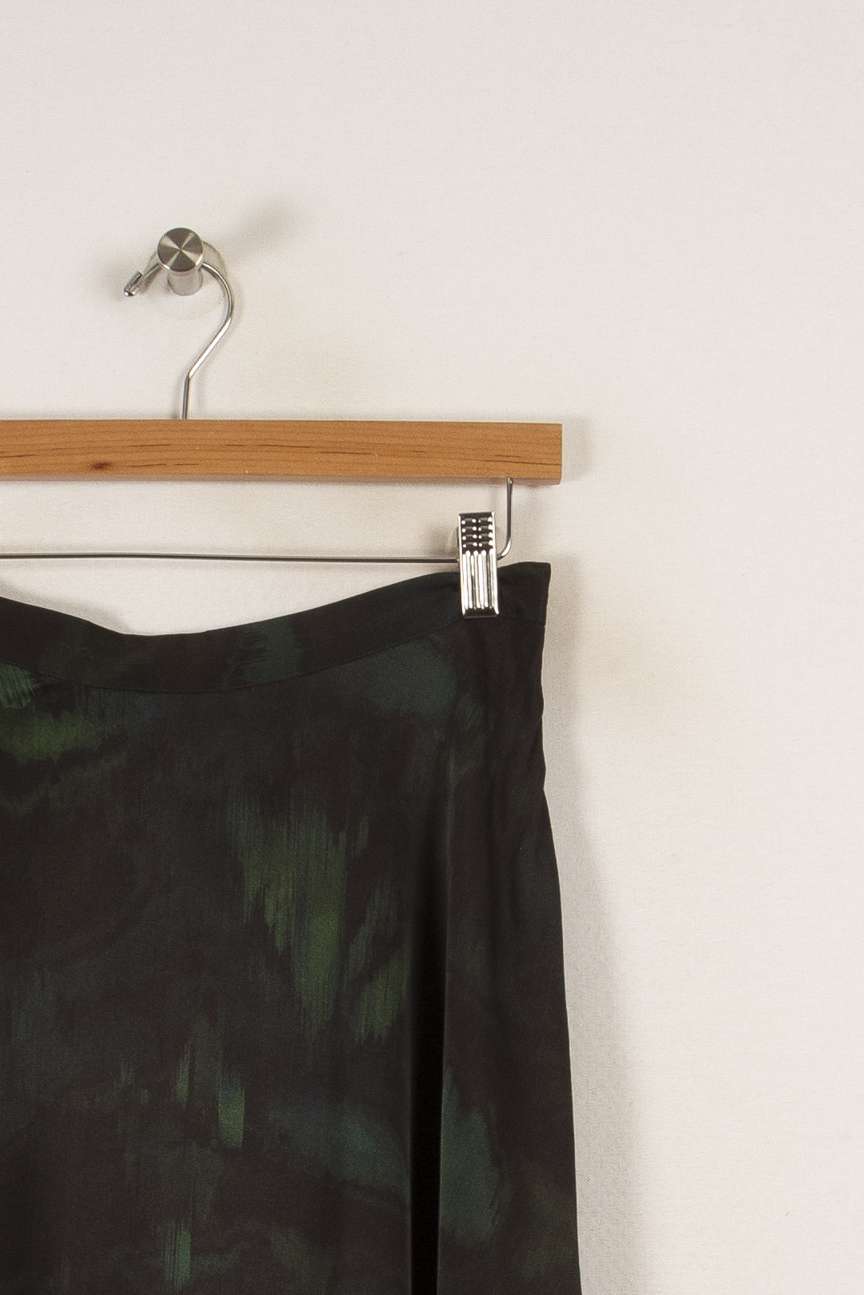 Jupe longue noire et verte - Taille S/36 de la marque Comptoir des Cotonniers | PARAD34595 - Vendu par Paradigme - Image 2