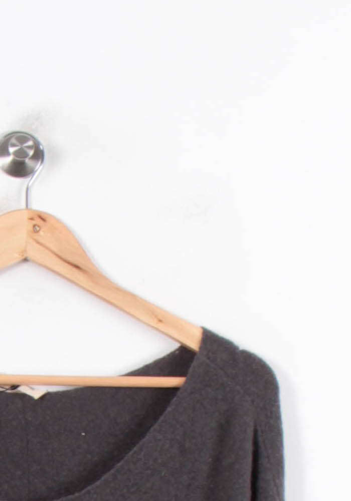 Robe Pull Grise - Taille S/36 de la marque American Vintage | PARAD34597 - Vendu par Paradigme - Image 3
