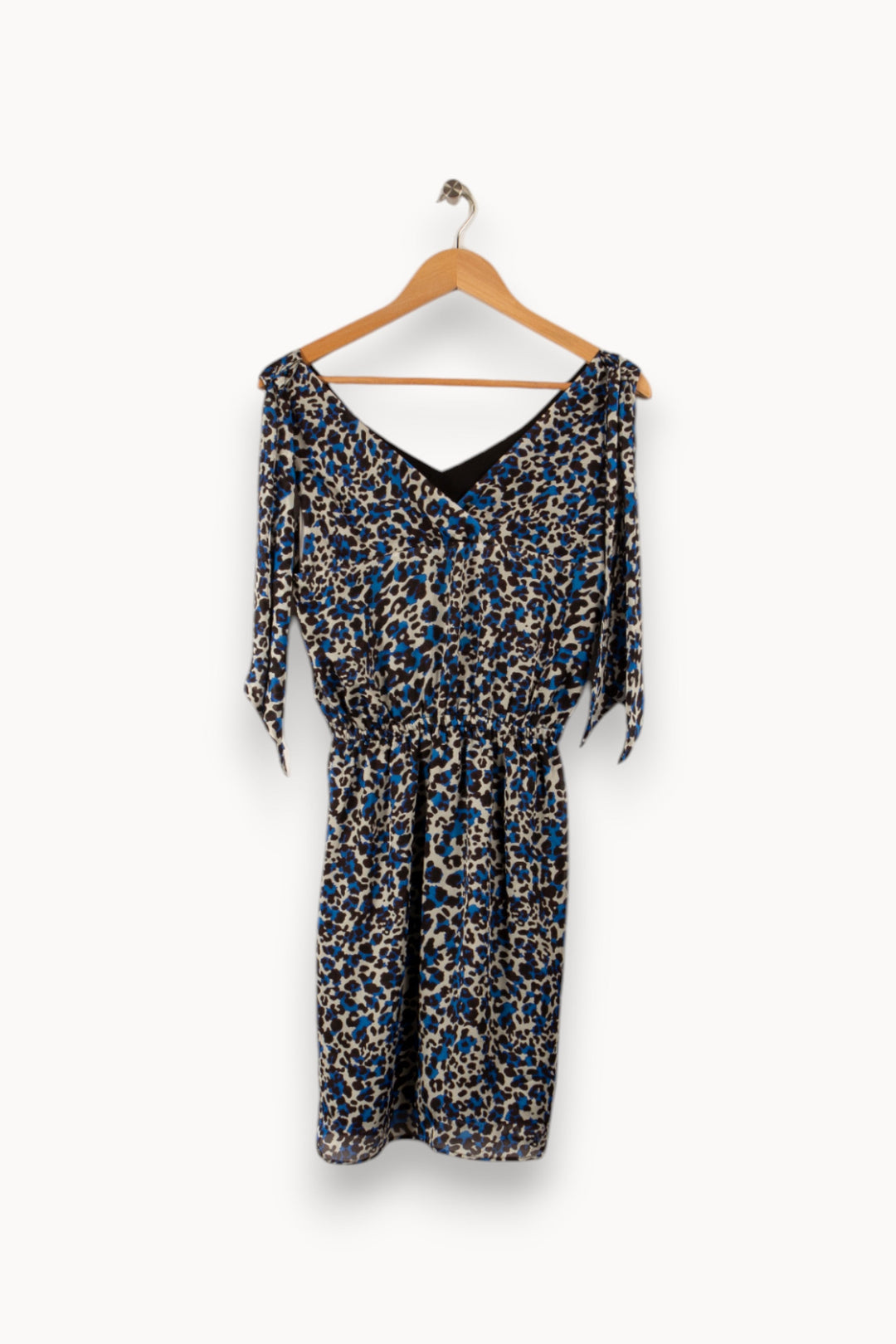 Robe léopard bleue - Taille S/36 de la marque IKKS | PARAD34599 - Vendu par Paradigme - Image 2