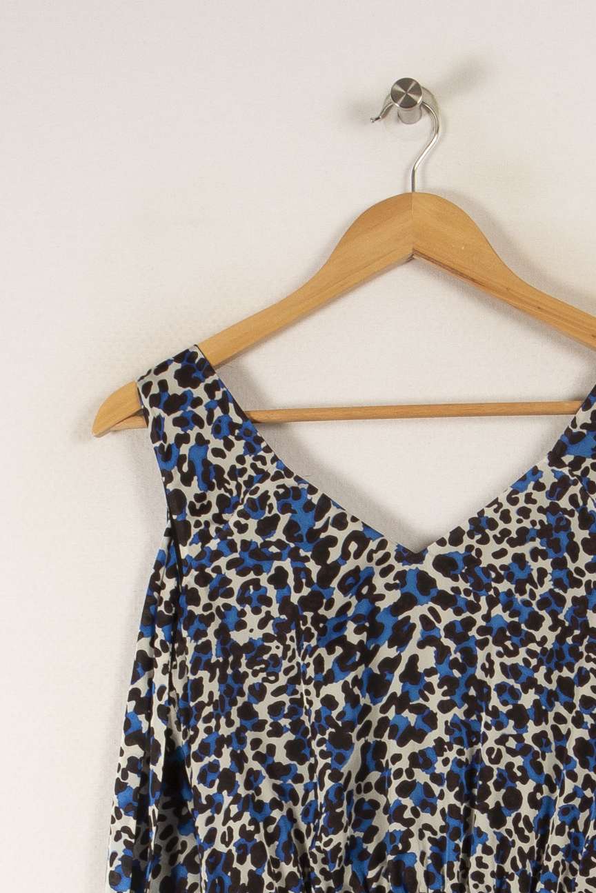 Robe léopard bleue - Taille S/36 de la marque IKKS | PARAD34599 - Vendu par Paradigme - Image 5