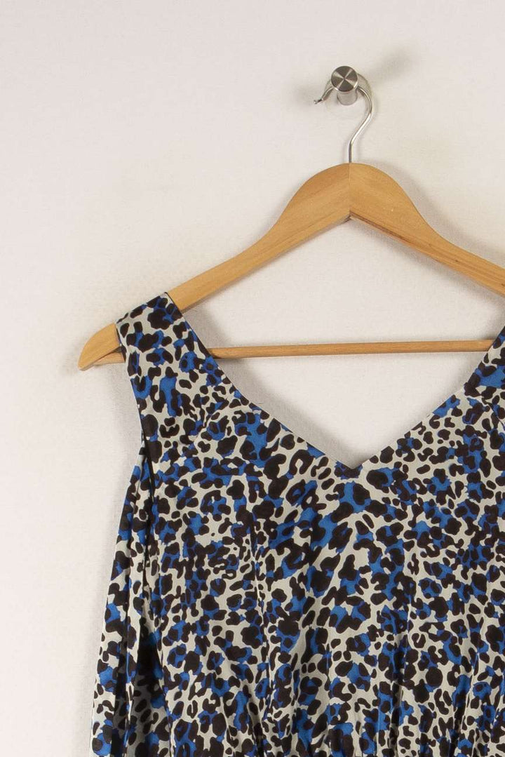 Robe léopard bleue - Taille S/36 de la marque IKKS | PARAD34599 - Vendu par Paradigme - Image 5