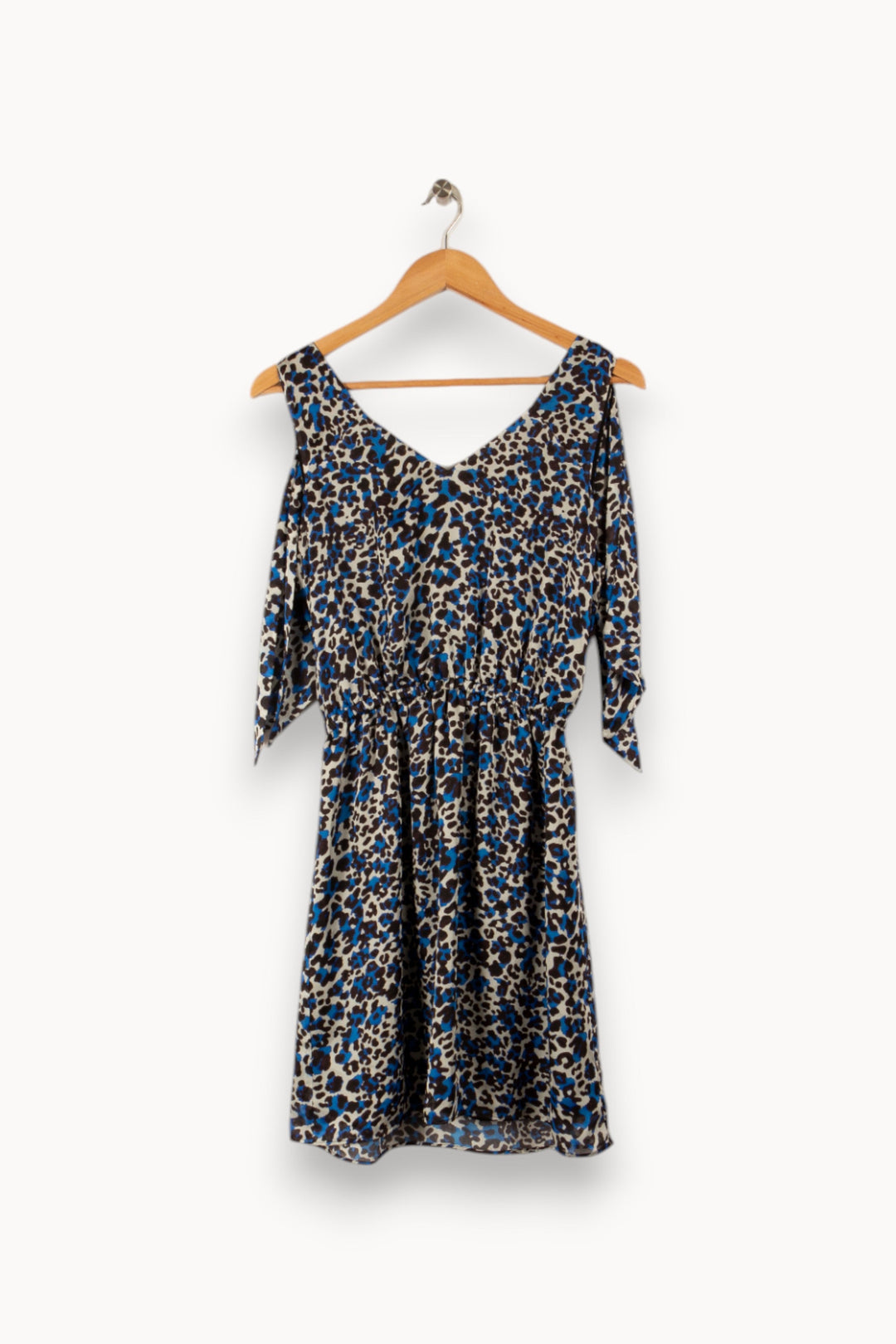 Robe léopard bleue - Taille S/36 de la marque IKKS | PARAD34599 - Vendu par Paradigme - Image 1