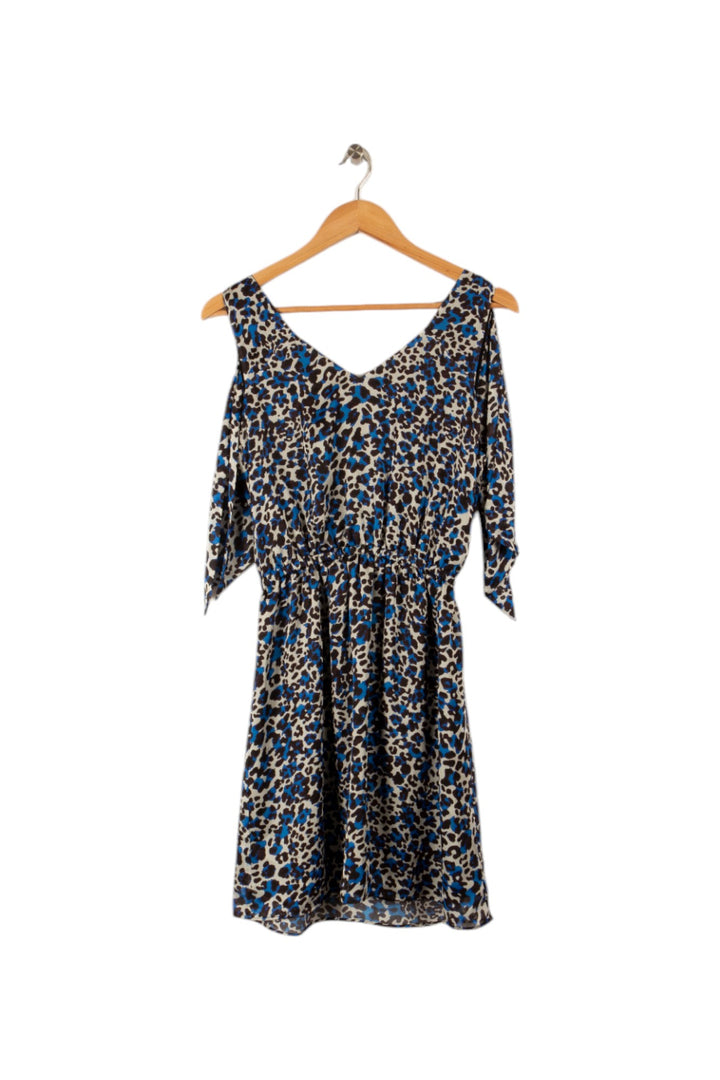Robe léopard bleue - Taille S/36 de la marque IKKS | PARAD34599 - Vendu par Paradigme - Image 3