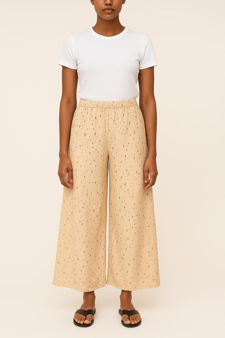 Pantalon Large Beige - Taille S/36 de la marque Mes Demoiselles Paris | PARAD34604 - Vendu par Paradigme - Image 1