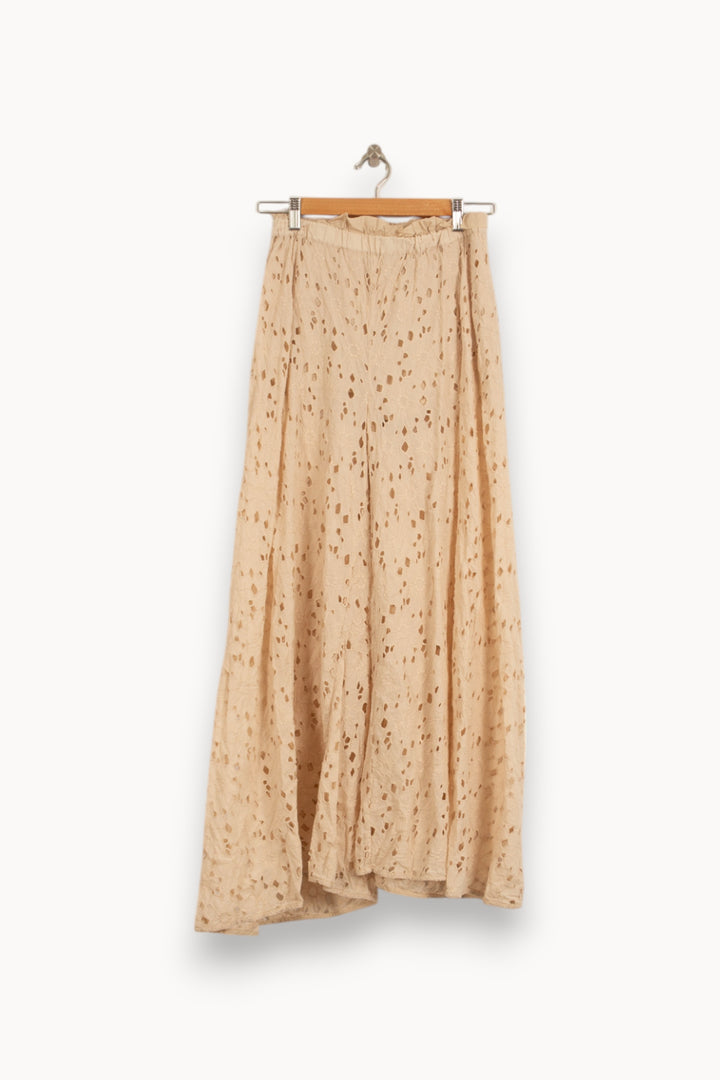 Pantalon Large Beige - Taille S/36 de la marque Mes Demoiselles Paris | PARAD34604 - Vendu par Paradigme - Image 2