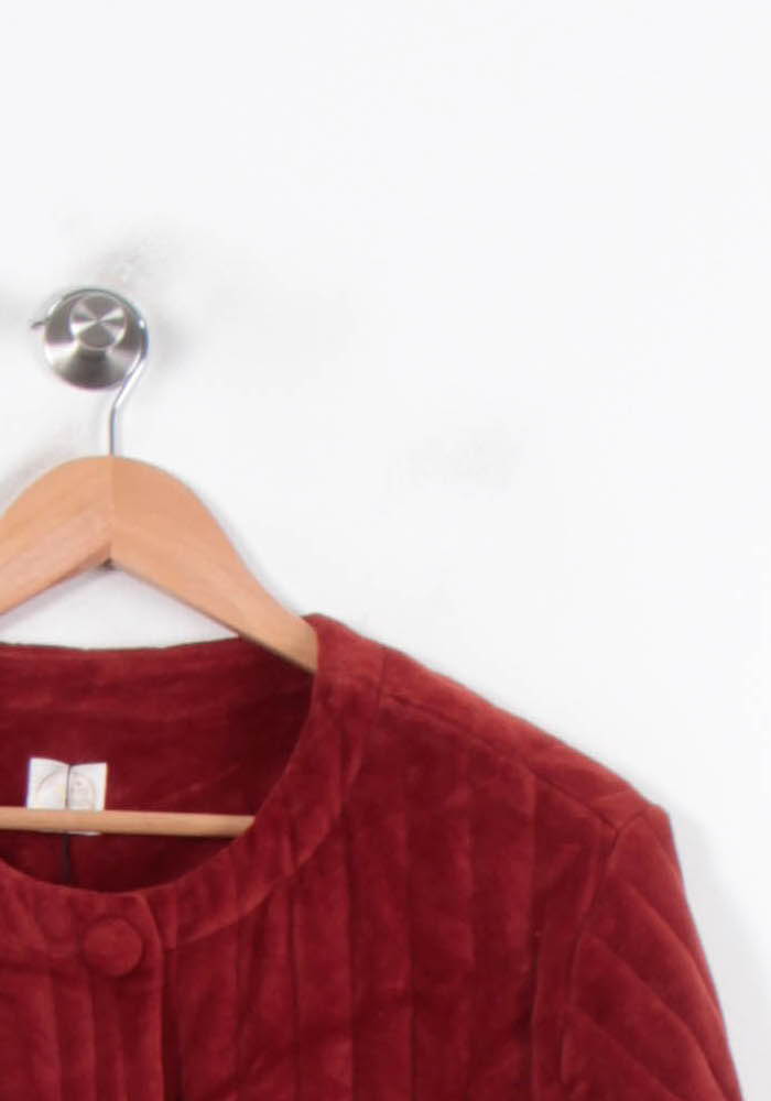 Veste Matelassée Bordeaux - Taille L/40 de la marque Des petits hauts | PARAD34614 - Vendu par Paradigme - Image 3